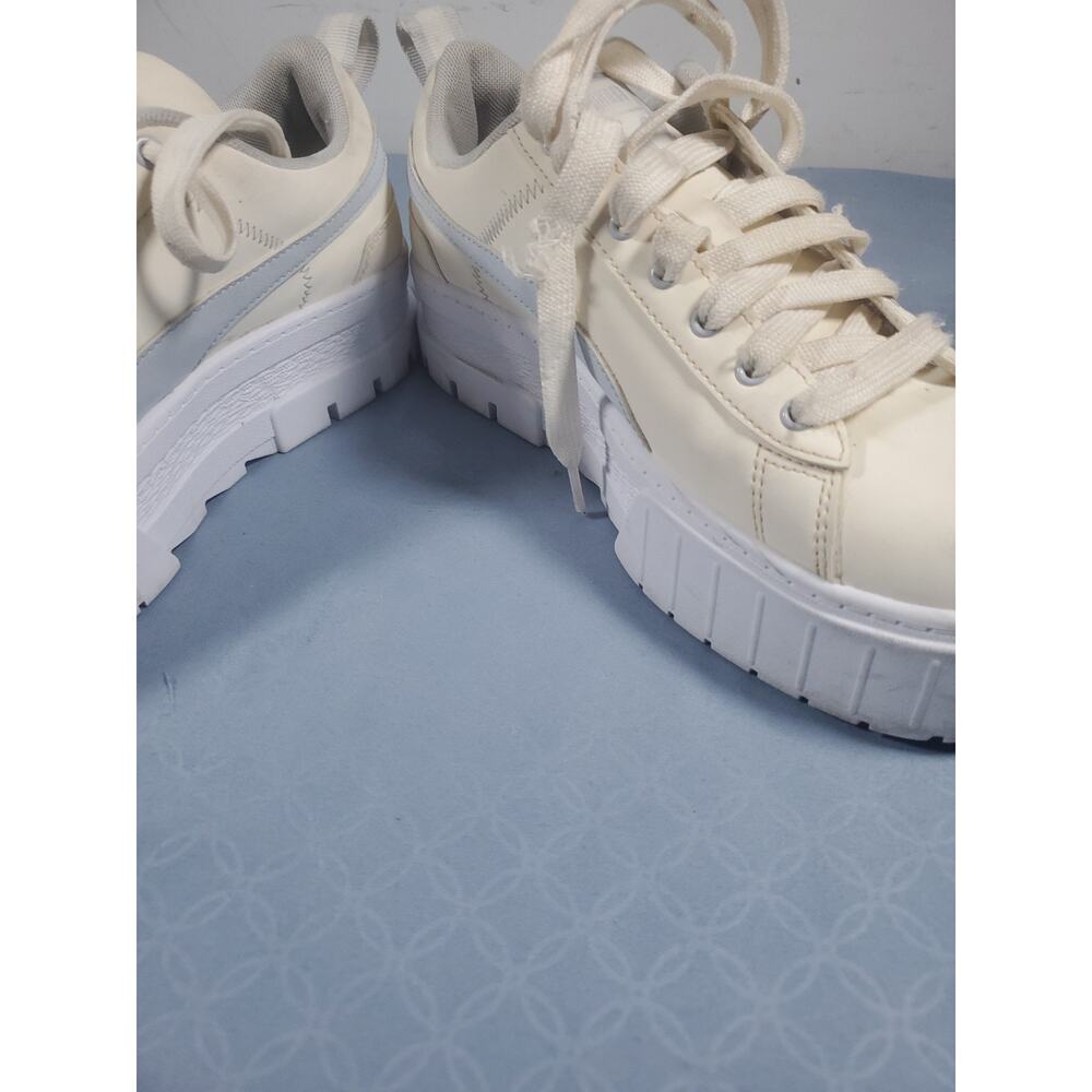 Puma Mayze Embroidery Womens Platform Sneakers Floral Shoes 394907-01 Size 7 - Picture 11 of 16